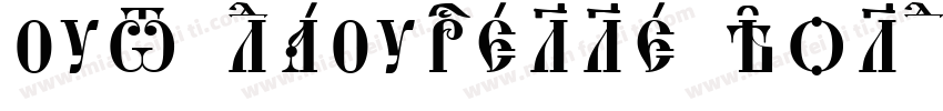 UT Laurelle Bold字体转换